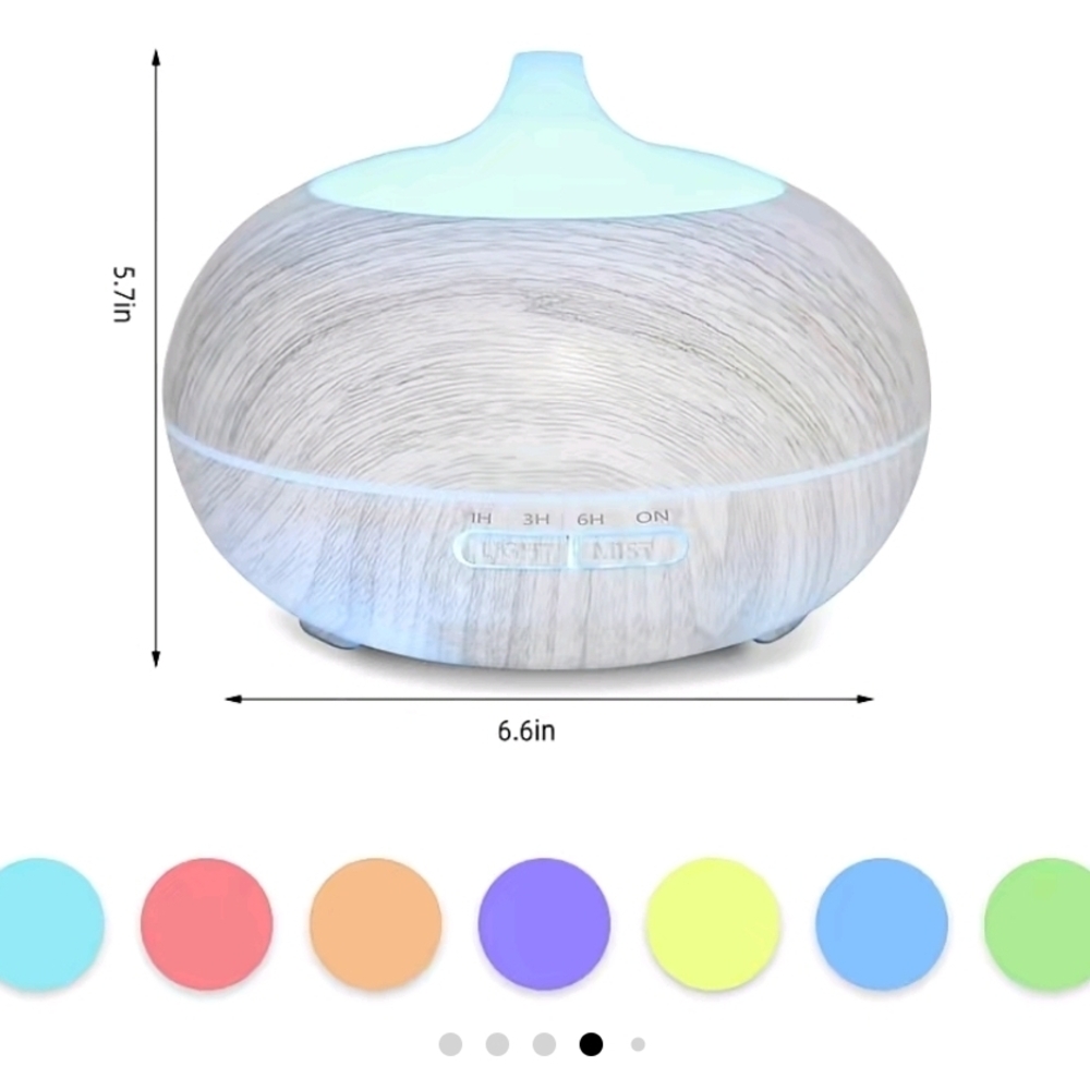 Aromatherapy Diffuser with Remote Control - Silver - Picture 4 of 8